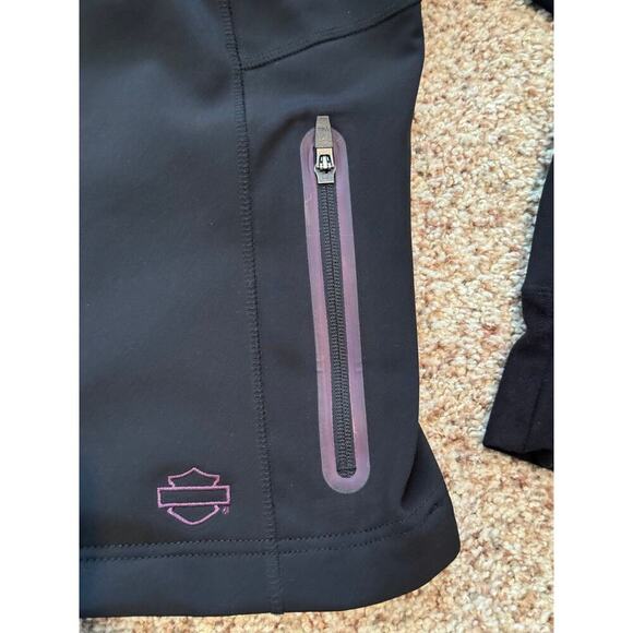 Harley-Davidson Softshell Womens Jacket, fleece lined, Size small, Riding Gear - Picture 12 of 14